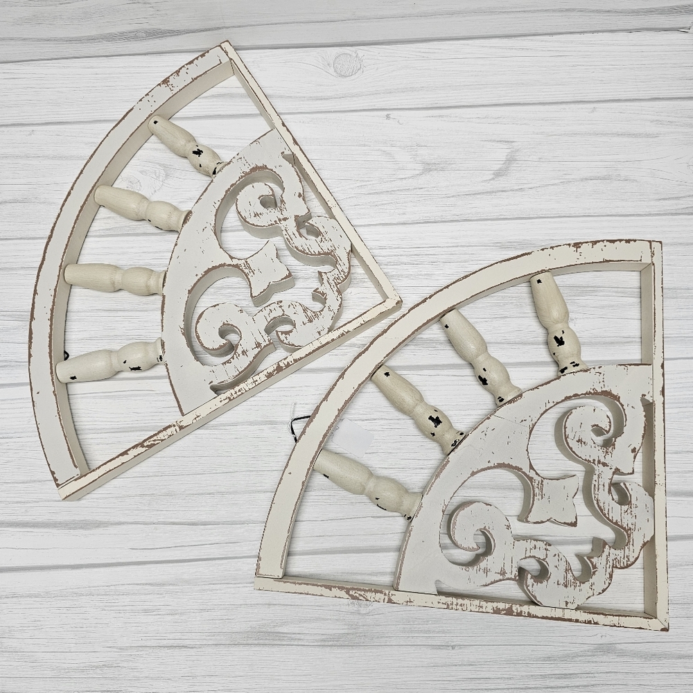 Rustic Cream Wall Decor Set